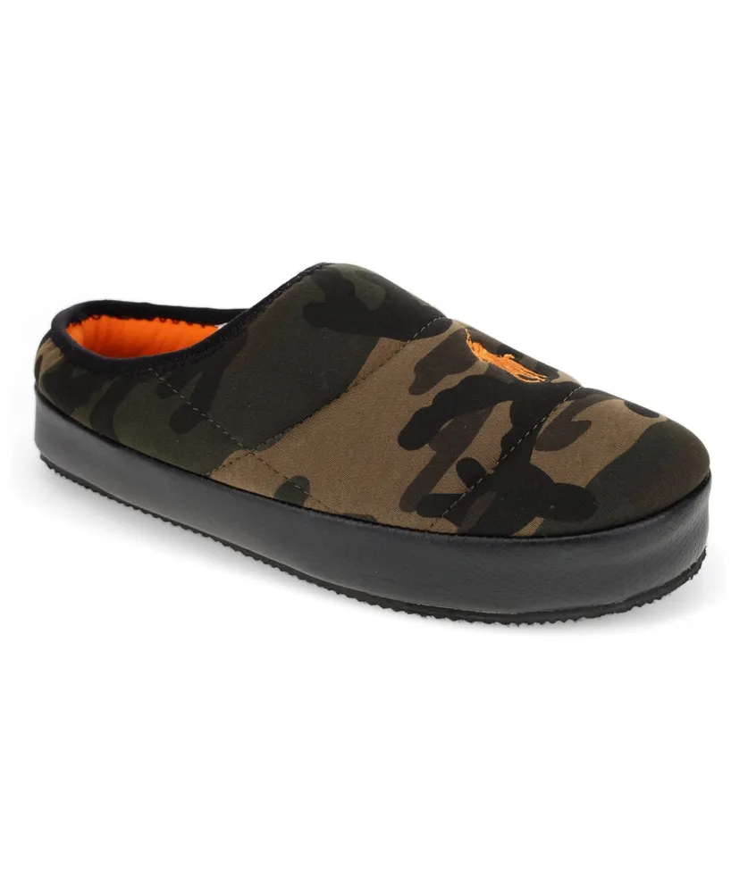 Polo Ralph Lauren Men's Maxon Mule Jersey Camo Slipper