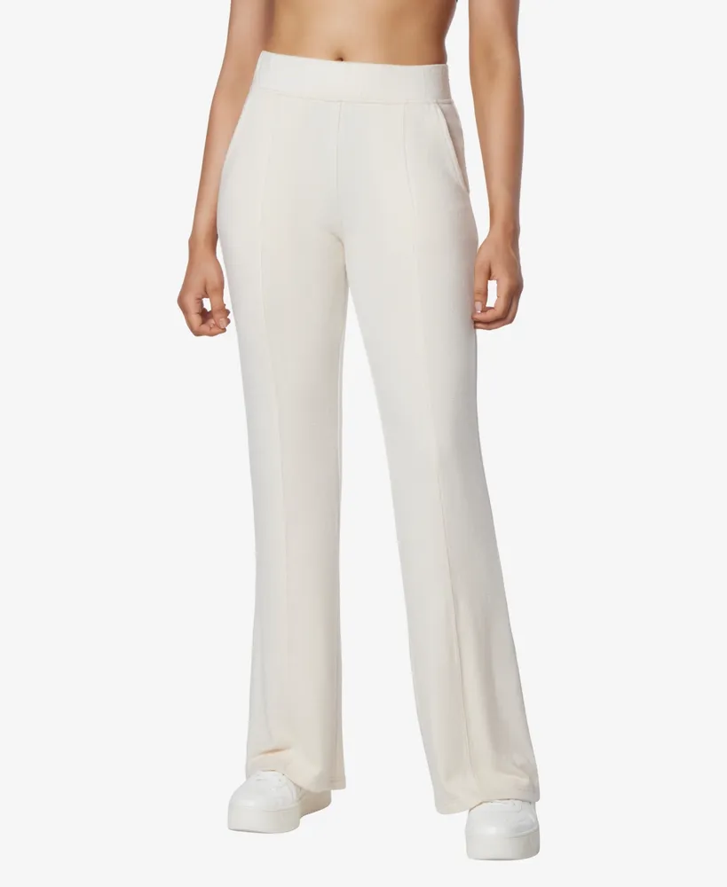 Andrew Marc Sport Women's Full Length Hacci Wide Leg Pants