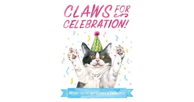 Claws for Celebration Notecards: 20 Cat