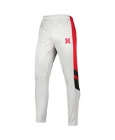 Men's Colosseum Heathered Gray and Scarlet Nebraska Huskers Bushwood Pants