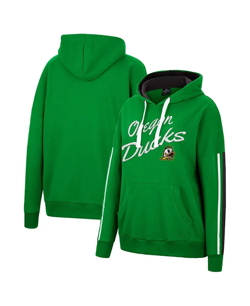 Lids Oregon Ducks Colosseum Women's Team Oversized Pullover Sweatshirt -  Heathered Green