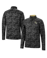 Men's Colosseum Black Ucf Knights Tivo Quarter-Zip Jacket