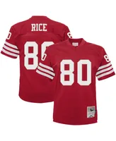 Toddler Boys and Girls Mitchell & Ness Jerry Rice Scarlet San Francisco 49ers 1990 Retired Legacy Jersey