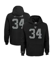 Big Boys Mitchell & Ness Bo Jackson Black Las Vegas Raiders Retired Player Name and Number Pullover Hoodie