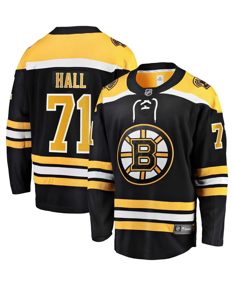 Fanatics Men's Fanatics Branded Taylor Hall Black Boston Bruins