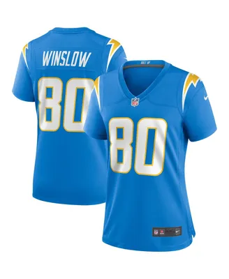 Women's Nike Kellen Winslow Powder Blue Los Angeles Chargers Game Retired Player Jersey