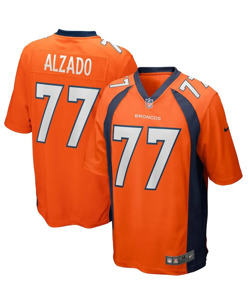 Men's Nike Lyle Alzado Orange Denver Broncos Game Retired Player Jersey