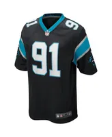 Men's Nike Kevin Greene Black Carolina Panthers Game Retired Player Jersey