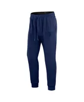 Men's Fanatics Heather Navy St. Louis Blues Authentic Pro Road Jogger Sweatpants