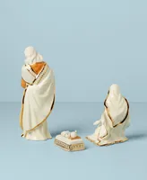 Lenox First Blessing Nativity 3 Piece Holy Family Figurine Set