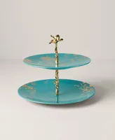 Lenox Sprig & Vine Two Tiered Served