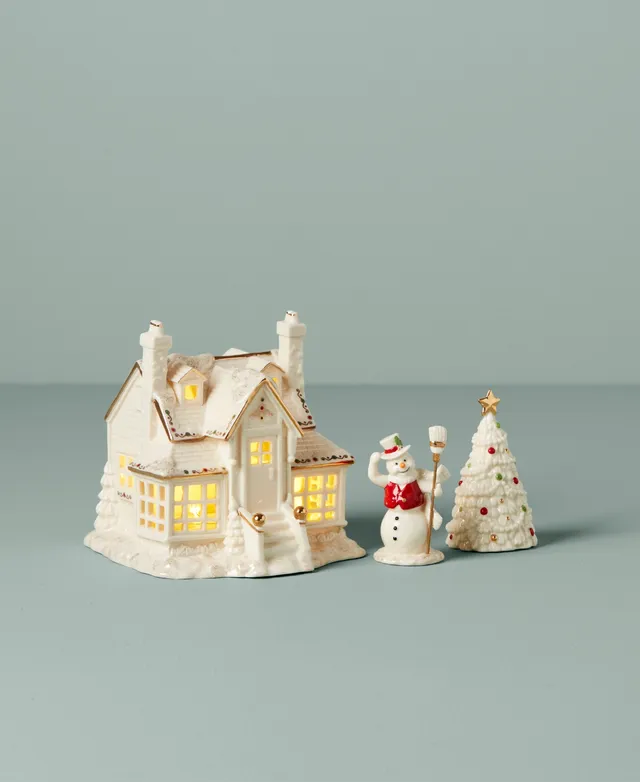 Lenox Mini Snowflake 3-piece Ornament Set - Macy's