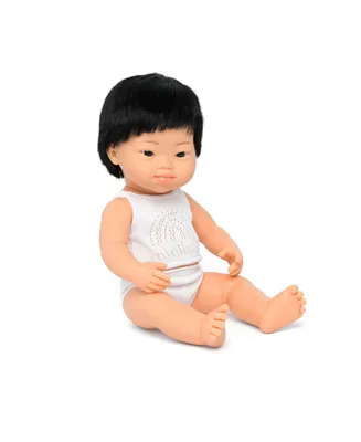 Miniland Baby Boy 15" Asian Doll with Down Syndrome