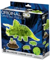 Bepuzzled 3D Crystal Triceratops Baby Puzzle Set, 61 Pieces