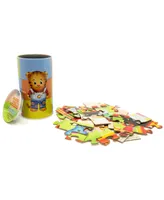 Areyougame.Com Daniel Tiger's Neighborhood Mix and Match Tin with Puzzle Set, 25 Pieces