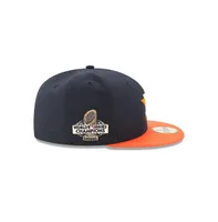 Men's New Era Navy, Orange Houston Astros 2022 World Series Champions Side Patch 59FIFTY Fitted Hat