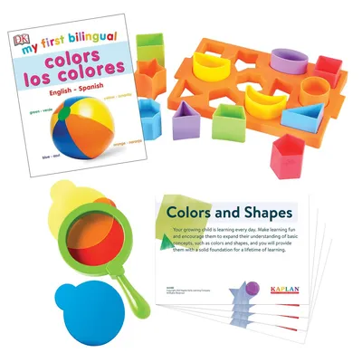 Kaplan Early Learning Colors & Shapes Learning Kit - Bilingual