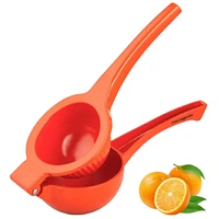 Zulay Kitchen Hydration Nation Orange Squeezer - Single Bowl Metal Citrus Juicer Extracts Oranges Seconds