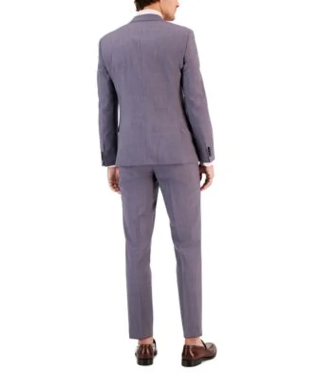 Hugo By Hugo Boss Mens Modern Fit Houndstooth Suit