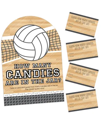 Bump, Set, Spike - Volleyball Baby Shower or Birthday Party Candy Guessing Game