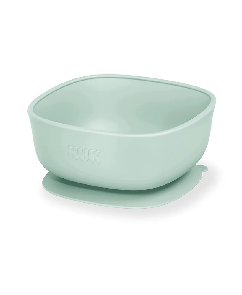 Nuk Durable Soft Silicone Baby suction bowls, 100% Bpa free, 2 Pack