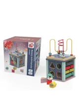 Leo & Friends Space Wooden Activity Cube