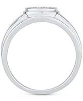 Men's Diamond Cluster Band (1/2 ct. t.w.) in 10k White Gold