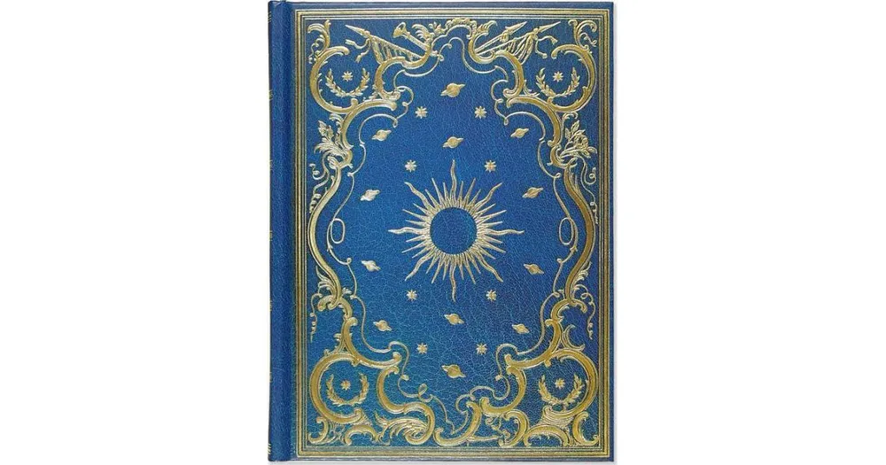 Celestial Blue and Gold Embossed Paper Bound Journal (6" x 8") by Peter Pauper Press