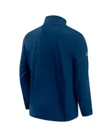 Men's Fanatics Deep Sea Blue Seattle Kraken Authentic Pro Rink Coaches Full-Zip Jacket