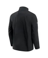 Men's Fanatics Black Pittsburgh Penguins Authentic Pro Rink Coaches Full-Zip Jacket