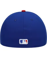 Men's New Era Royal Texas Rangers Cooperstown Collection Turn Back The Clock 59FIFTY Fitted Hat