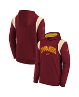 Big Boys Nike Burgundy Washington Commanders Sideline Fleece Performance Pullover Hoodie