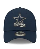 Big Boys and Girls New Era Navy Dallas Cowboys 2022 Sideline Coaches 39THIRTY Flex Hat