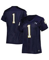 Women's Under Armour #1 Notre Dame Fighting Irish Replica Football Jersey