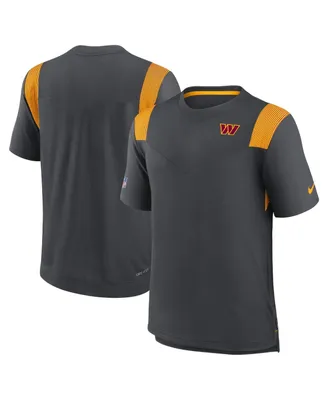Men's Nike Charcoal Washington Commanders Sideline Tonal Logo Performance Player T-shirt