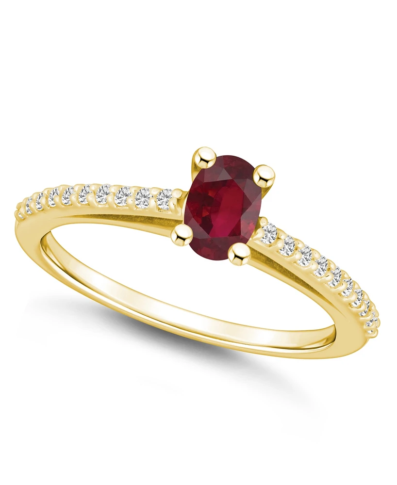 Macy's Ruby (5/8 Ct. t.w.) and Diamond (1/6 Ring