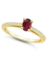 Macy's Ruby (5/8 Ct. t.w.) and Diamond (1/6 Ring