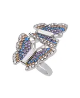 Steve Madden Butterfly Statement Ring