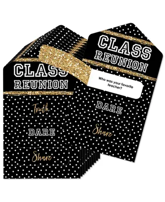 Reunited - School Class Party Game Cards - Truth, Dare, Share Pull Tabs 12 Ct