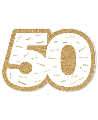 We Still Do - 50th Wedding Anniversary - Guest Book Alternative - Signature Mat
