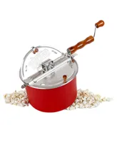 Original Red Whiley Pop Stove Top Popcorn Popper with Popping Kit included