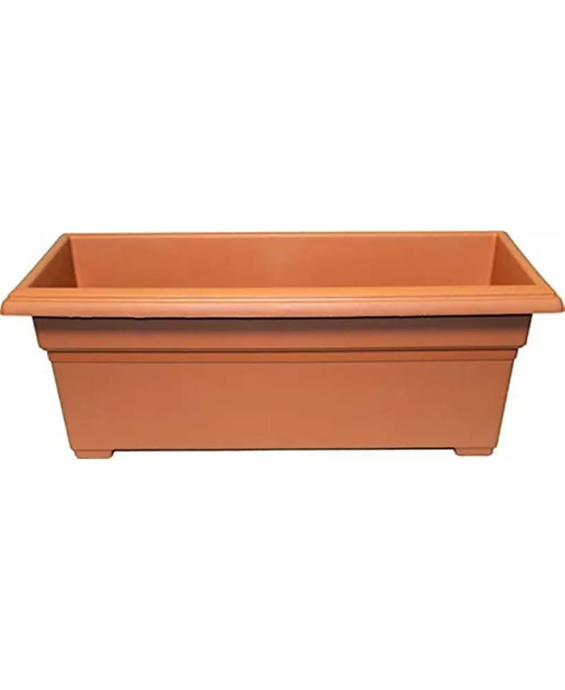 Novelty Countryside Patio Planter Box, Terracotta, 27 Inch