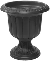 Novelty Classic Urn Garden Pot/Planter, Plastic, Black - 19 Inch