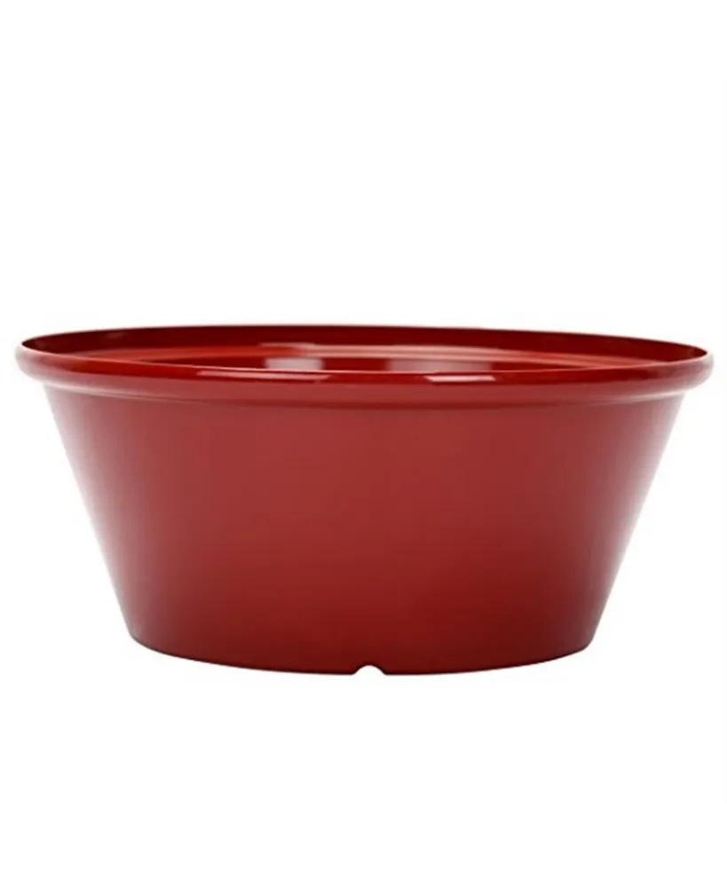 Gardener Select Tulip Bowl Planter Oxblood, 12 Inch