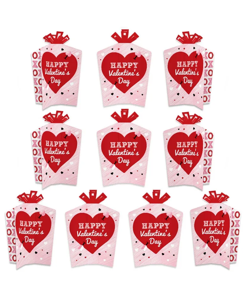 Big Dot of Happiness Conversation Hearts - Heart Decorations DIY  Valentine's Day Party Essentials - Set of 20