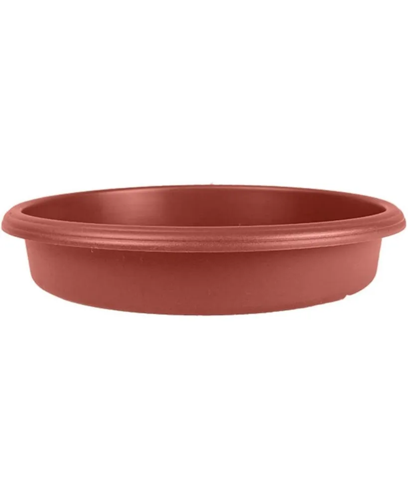 Akro Mills Panterra Round Plastic Planter Saucer ClayColored 6"