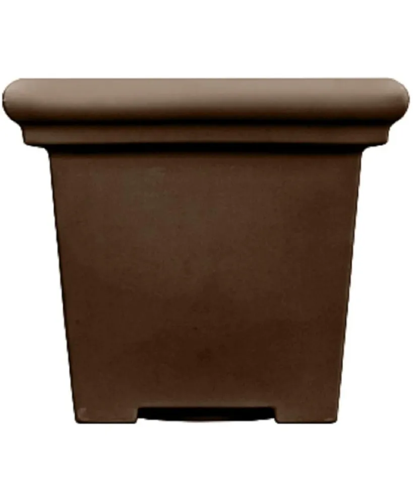 The Hc Companies Terrazzo Square Planter Chocolate - 20 Inch