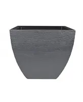 Tusco Products Modern Short Square Planter Slate 20 x 16"