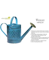 Robert Allen Home and Garden IronLite Wexley Watering Can, Blue, 2 Gal