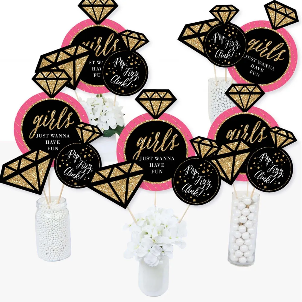 Girls Night Out - DIY Bachelorette Party Wrapper Favors - Set of 15